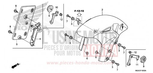 AILE AVANT VFR1200FF de 2015